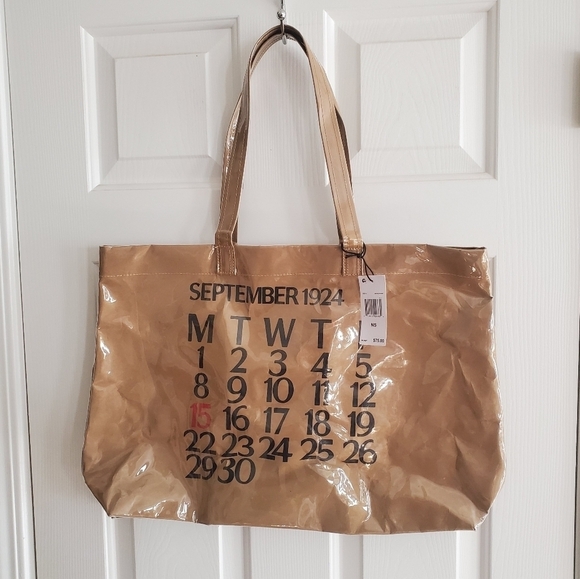 NWT Saks Fifth Avenue Calendar Shopper Tote - Picture 3 of 8